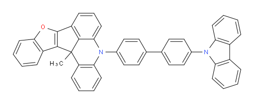 5-(4'-(9H-carbazol-9-yl)-[1,1'-biphenyl]-4-yl)-13c-methyl-5,13c-dihydrobenzofuro[3',2':4,5]cyclopenta[1,2,3-kl]acridine
