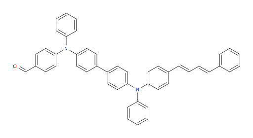 4-(phenyl(4'-(phenyl(4-((1E,3E)-4-phenylbuta-1,3-dien-1-yl)phenyl)amino)-[1,1'-biphenyl]-4-yl)amino)benzaldehyde