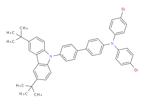 N,N-bis(4-bromophenyl)-4'-(3,6-di-tert-butyl-9H-carbazol-9-yl)-[1,1'-biphenyl]-4-amine