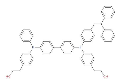 2-(4-((4-(2,2-diphenylvinyl)phenyl)(4'-((4-(2-hydroxyethyl)phenyl)(phenyl)amino)-[1,1'-biphenyl]-4-yl)amino)phenyl)ethanol