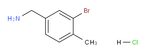 (3-bromo-4-methylphenyl)methanamine hydrochloride