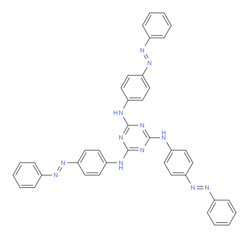N2,N4,N6-tris(4-((E)-phenyldiazenyl)phenyl)-1,3,5-triazine-2,4,6-triamine