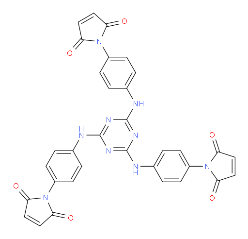1,1',1''-(((1,3,5-triazine-2,4,6-triyl)tris(azanediyl))tris(benzene-4,1-diyl))tris(1H-pyrrole-2,5-dione)
