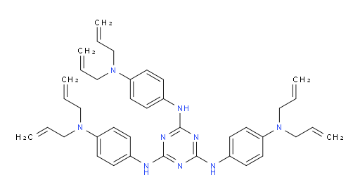 N2,N4,N6-tris(4-(diallylamino)phenyl)-1,3,5-triazine-2,4,6-triamine