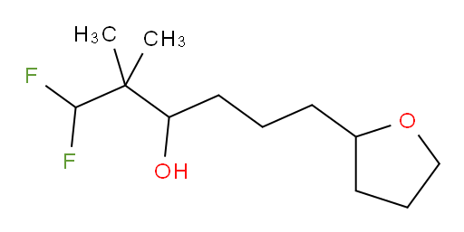 1,1-difluoro-2,2-dimethyl-6-(tetrahydrofuran-2-yl)hexan-3-ol