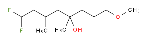 8,8-difluoro-1-methoxy-4,6-dimethyloctan-4-ol