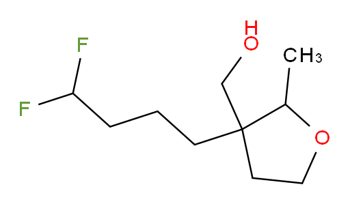 (3-(4,4-difluorobutyl)-2-methyltetrahydrofuran-3-yl)methanol