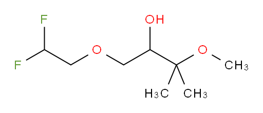 1-(2,2-difluoroethoxy)-3-methoxy-3-methylbutan-2-ol