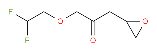 1-(2,2-difluoroethoxy)-3-(oxiran-2-yl)propan-2-one
