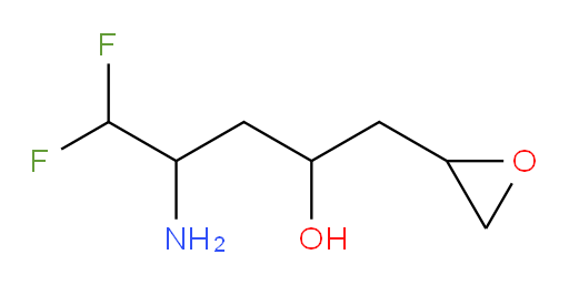 4-amino-5,5-difluoro-1-(oxiran-2-yl)pentan-2-ol