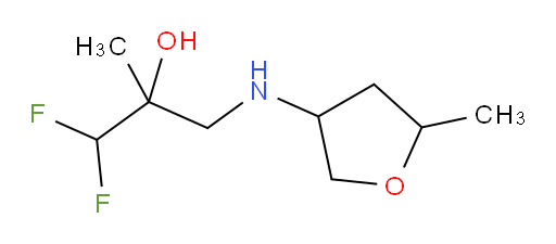 1,1-difluoro-2-methyl-3-((5-methyltetrahydrofuran-3-yl)amino)propan-2-ol