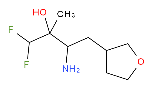 3-amino-1,1-difluoro-2-methyl-4-(tetrahydrofuran-3-yl)butan-2-ol