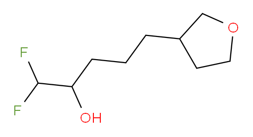 1,1-difluoro-5-(tetrahydrofuran-3-yl)pentan-2-ol
