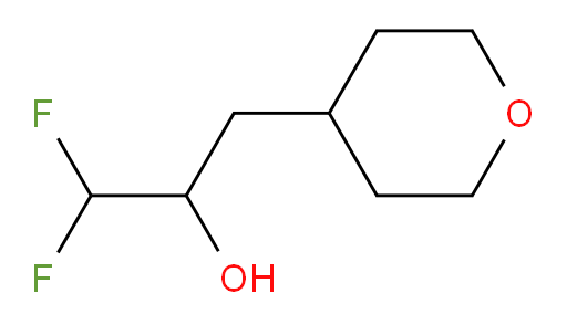 1,1-difluoro-3-(tetrahydro-2H-pyran-4-yl)propan-2-ol