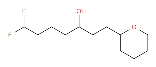 7,7-difluoro-1-(tetrahydro-2H-pyran-2-yl)heptan-3-ol