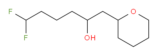 6,6-difluoro-1-(tetrahydro-2H-pyran-2-yl)hexan-2-ol