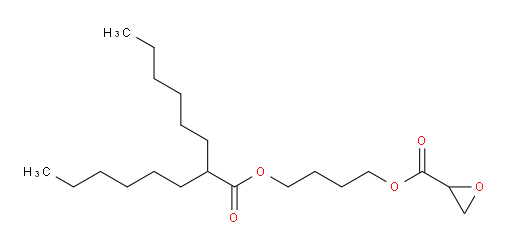 4-((2-hexyloctanoyl)oxy)butyl oxirane-2-carboxylate