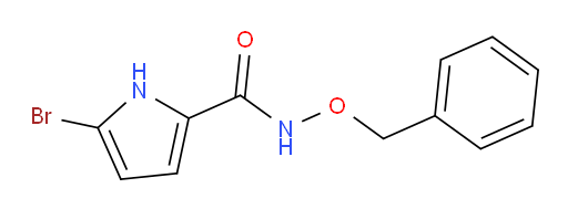 N-(benzyloxy)-5-bromo-1H-pyrrole-2-carboxamide