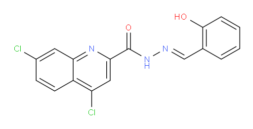 4,7-dichloro-N'-(2-hydroxybenzylidene)quinoline-2-carbohydrazide