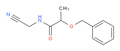 2-(benzyloxy)-N-(cyanomethyl)propanamide