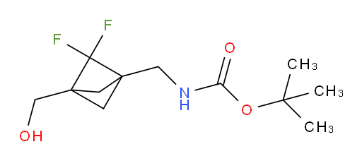 tert-Butyl ((2,2-difluoro-3-(hydroxymethyl)bicyclo[1.1.1]pentan-1-yl)methyl)carbamate