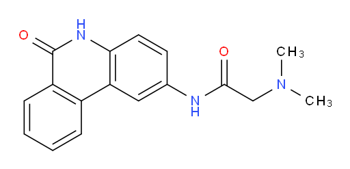 N-(6-Oxo-5,6-dihydrophenanthridin-2-yl)-2-(N,N-dimethylamino)acetamide