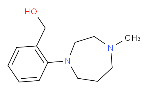 2-(Hexahydro-4-methyl-1H-1,4-diazepin-1-yl)benzenemethanol (ACI)