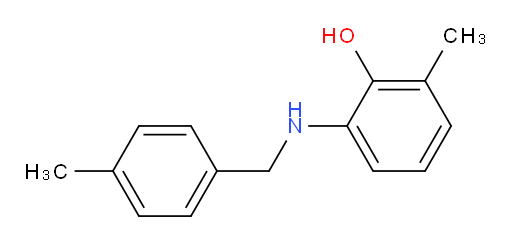 2-Methyl-6-[[(4-methylphenyl)methyl]amino]phenol (ACI)
