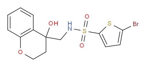 5-Bromo-N-[(3,4-dihydro-4-hydroxy-2H-1-benzopyran-4-yl)methyl]-2-thiophenesulfonamide (ACI)