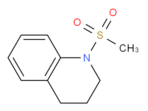 1,2,3,4-Tetrahydro-1-(methylsulfonyl)quinoline (ACI)