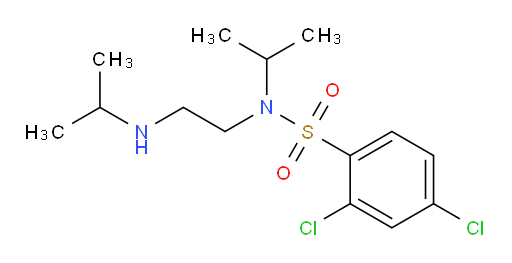 2,4-Dichloro-N-(1-methylethyl)-N-[2-[(1-methylethyl)amino]ethyl]benzenesulfonamide (ACI)