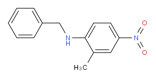 N-(2-Methyl-4-nitrophenyl)benzenemethanamine (ACI)