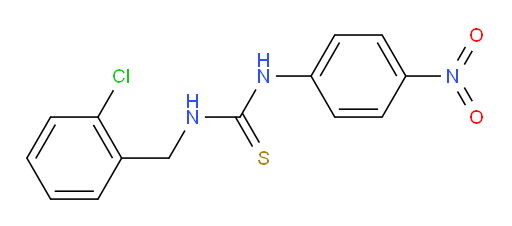 N-[(2-Chlorophenyl)methyl]-N′-(4-nitrophenyl)thiourea (ACI)