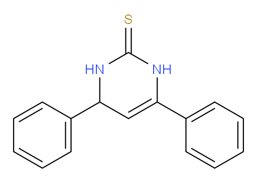 3,4-Dihydro-4,6-diphenyl-2(1H)-pyrimidinethione (ACI)
