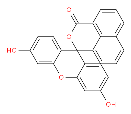 3′,6′-Dihydroxyspiro[1H,3H-naphtho[1,8-cd]pyran-1,9′-[9H]xanthen]-3-one (ACI)