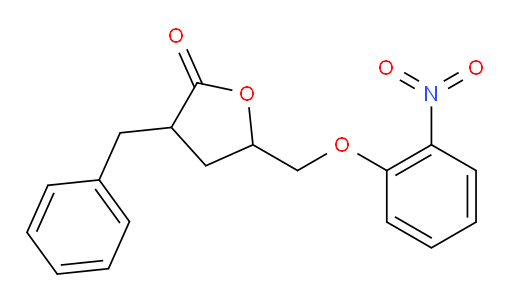 Pentonic acid, 2,3-dideoxy-5-O-(2-nitrophenyl)-2-(phenylmethyl)-, γ-lactone (9CI, ACI)