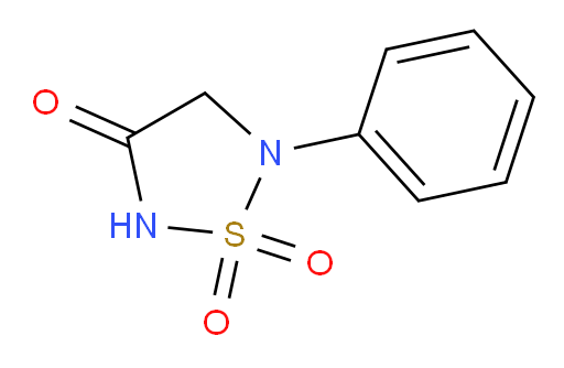 1,2,5-Thiadiazolidin-3-one, 5-phenyl-, 1,1-dioxide (9CI, ACI)