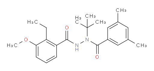 2-Ethyl-3-methoxybenzoic acid 2-(3,5-dimethylbenzoyl)-2-(1,1-dimethylethyl)hydrazide (ACI)