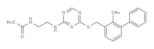 N-[2-[[4-[(2-Methyl[1,1′-biphenyl]-3-yl)methoxy]-1,3,5-triazin-2-yl]amino]ethyl]acetamide (ACI)