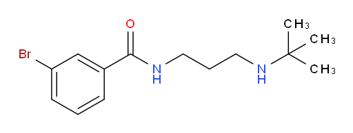 3-Bromo-N-[3-[(1,1-dimethylethyl)amino]propyl]benzamide (ACI)