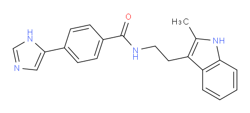 4-(1H-Imidazol-5-yl)-N-[2-(2-methyl-1H-indol-3-yl)ethyl]benzamide (ACI)
