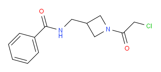 Benzamide, N-[[1-(2-chloroacetyl)-3-azetidinyl]methyl]- (ACI)