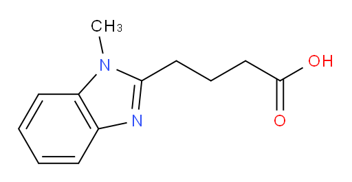1-Methyl-1H-benzimidazole-2-butanoic acid (ACI)