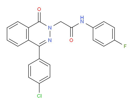 4-(4-Chlorophenyl)-N-(4-fluorophenyl)-1-oxo-2(1H)-phthalazineacetamide (ACI)
