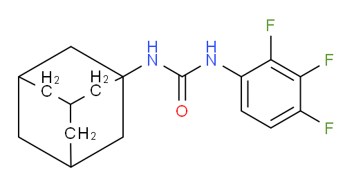N-Tricyclo[3.3.1.13,7]dec-1-yl-N′-(2,3,4-trifluorophenyl)urea (ACI)