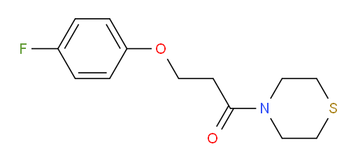 3-(4-Fluorophenoxy)-1-(4-thiomorpholinyl)-1-propanone (ACI)