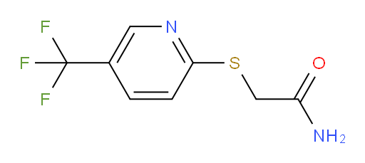 Acetamide, 2-[[5-(trifluoromethyl)-2-pyridinyl]thio]- (9CI, ACI)