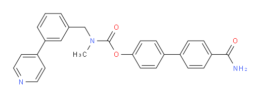 4′-(Aminocarbonyl)[1,1′-biphenyl]-4-yl N-methyl-N-[[3-(4-pyridinyl)phenyl]methyl]carbamate (ACI)
