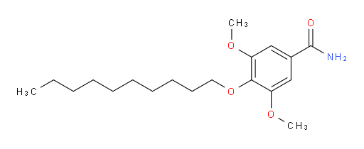 4-(Decyloxy)-3,5-dimethoxybenzamide (ACI)