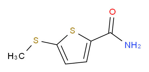 5-(Methylthio)-2-thiophenecarboxamide (ACI)